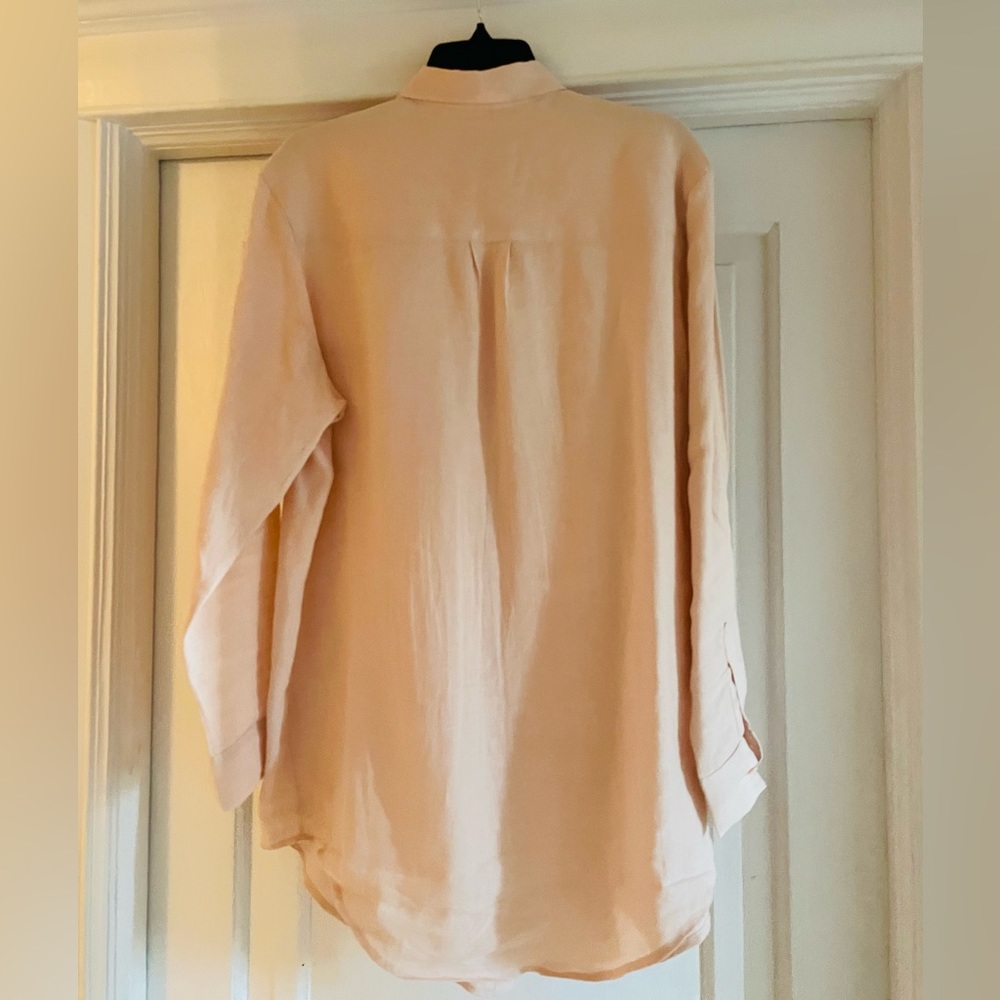 Peach Button-Up Tunic - Picture 5 of 6